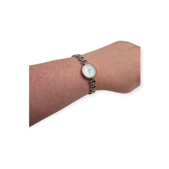 Disney Tinker Bell Bracelet Watch Quartz Working Silver Tone main image 5